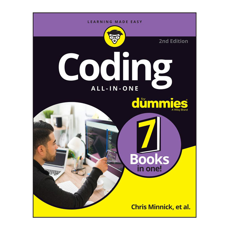 Coding All-In-One For Dummies by Chris Minnick - Trade Paperback - Non-Fiction - Technology