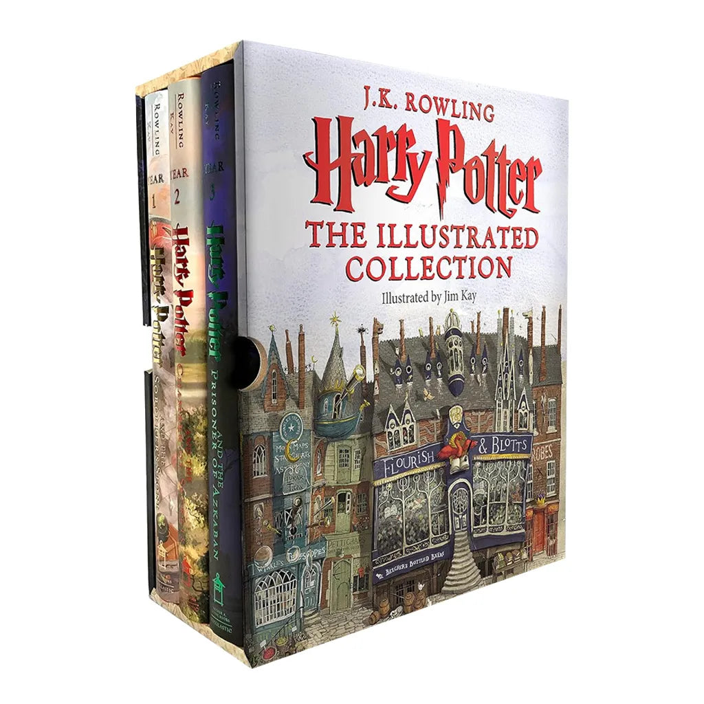 Harry Potter Boxed Set Books 1-3 (The Illustrated Edition Collection) - Trade Paperback