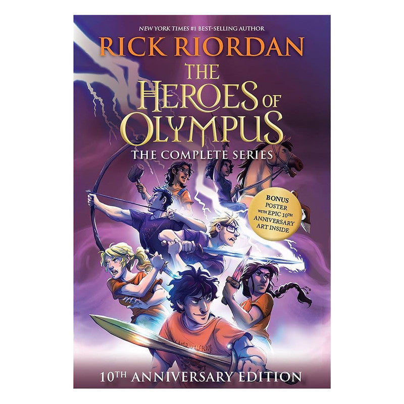 Heroes Of Olympus Paperback Boxed Set (10th Anniversary Edition)