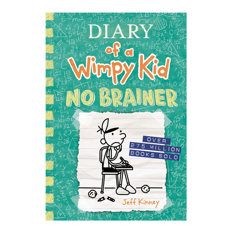 Diary of A Wimpy Kid 18: No Brainer By Jeff Kinney - Hardcover - Children's Comics