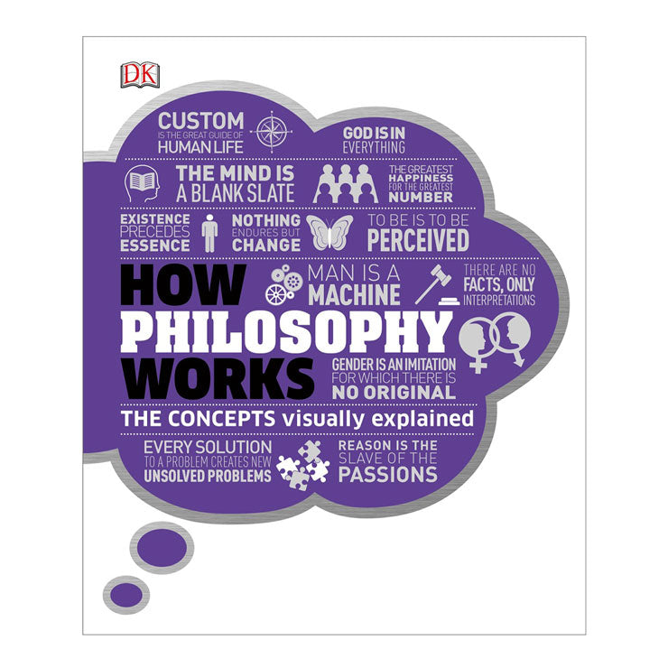 How Philosophy Works: The Concepts Visually Explained by DK - Hardcover - Reference Books