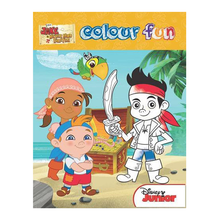 Disney Jake & The Never-Land Pirates: Colour Fun - Trade Paperback - Coloring Book For Kids