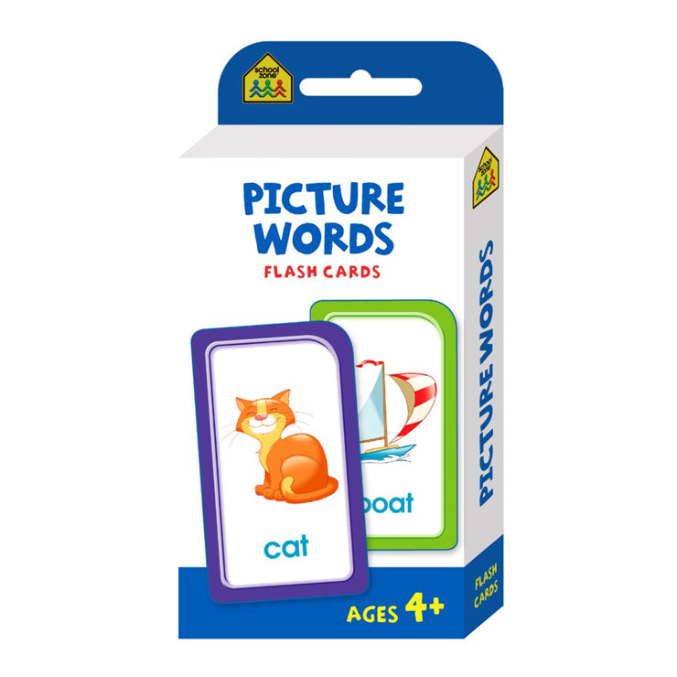 School Zone Picture Words Flash Cards