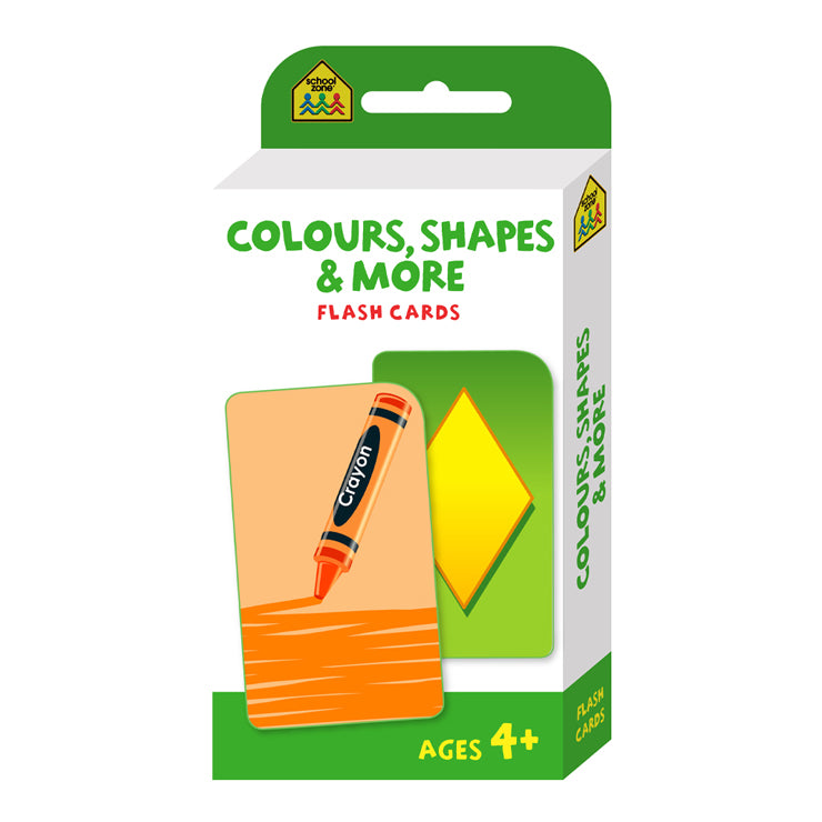 School Zone Colours Shapes & More by Hinkler - Flash Card - Learning Aids