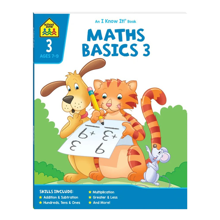 School Zone I Know It! Maths Basics 3 - Trade Paperback