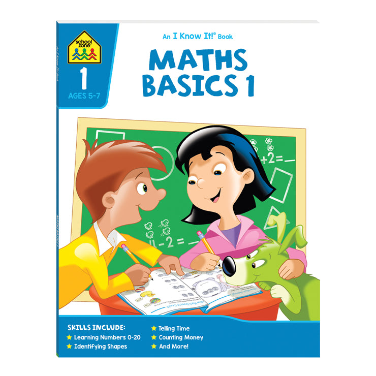 School Zone I Know It! Maths Basics 1 - Trade Paperback