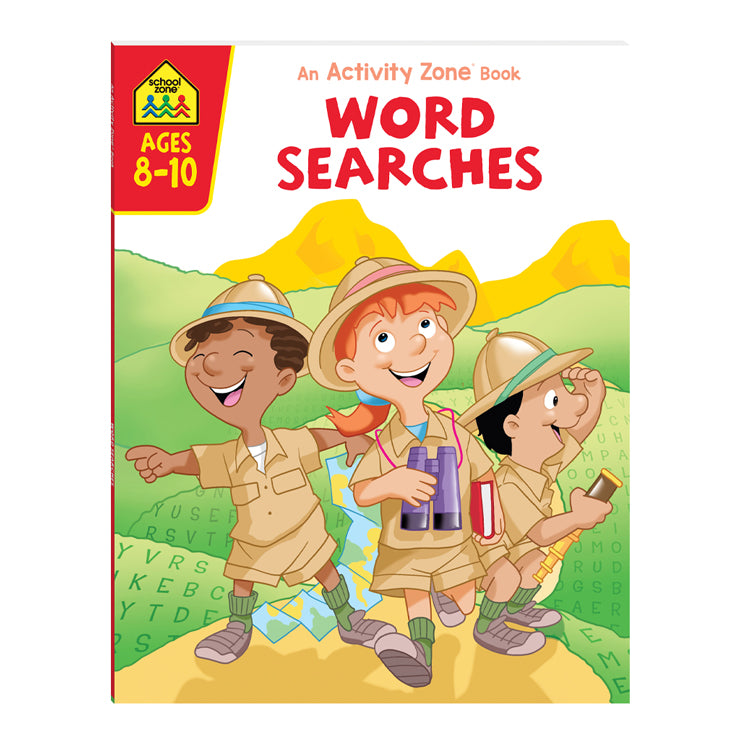 School Zone Activity Zone Word Searches - Trade Paperback