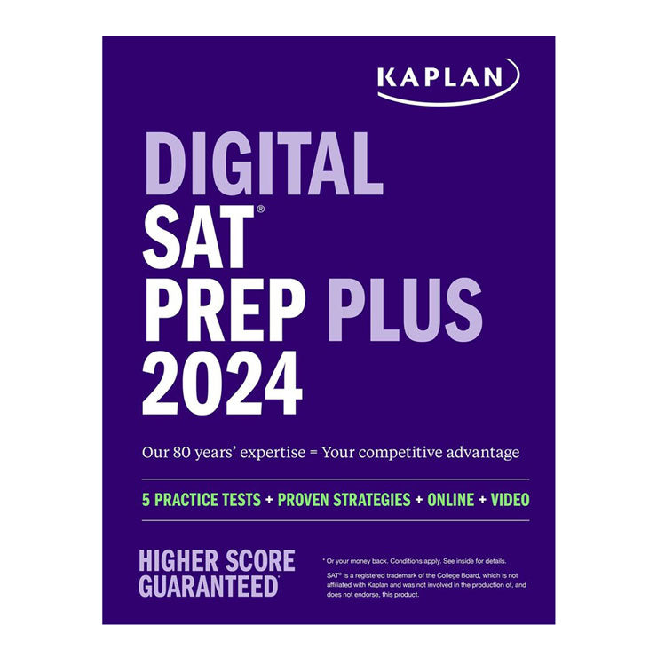 Digital SAT Prep Plus 2024 by Kaplan Test Prep - Trade Paperback - Reviewer
