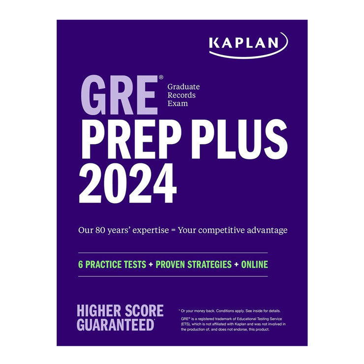 GRE Prep Plus 2024 by Kaplan Test Prep - Trade Paperback - Reviewer
