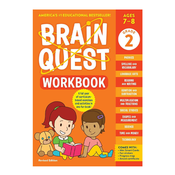 Brain Quest Workbook: 2nd Grade Revised Edition - Trade Paperback - Activity Books for Kids