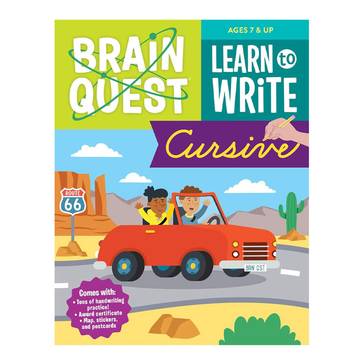 Brain Quest Learn To Write Cursive Trade Paperback