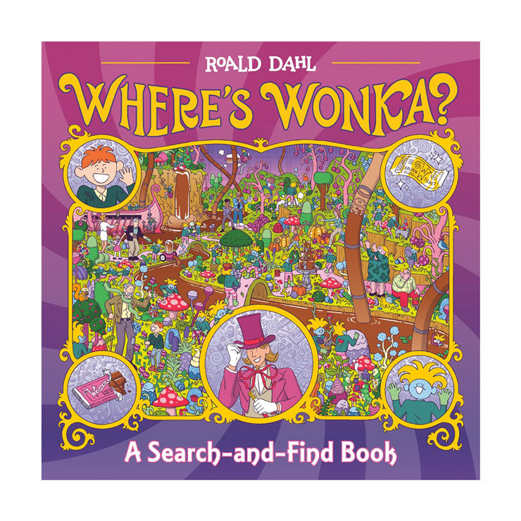 Where's Wonka?: A Search-And-Find Book By Roald Dahl - Hardcover - Hobbies