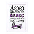 100 Reasons to Panic About Being A Cat Lady Hardcover - Non-Fiction