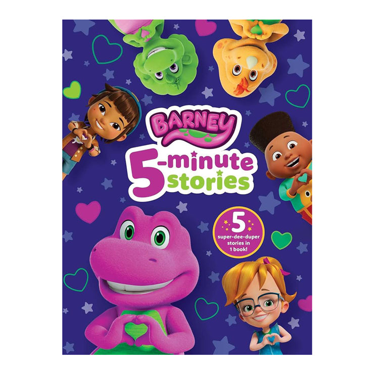 Barney: 5-Minute Stories by Mattel Hardcover - Early Readers