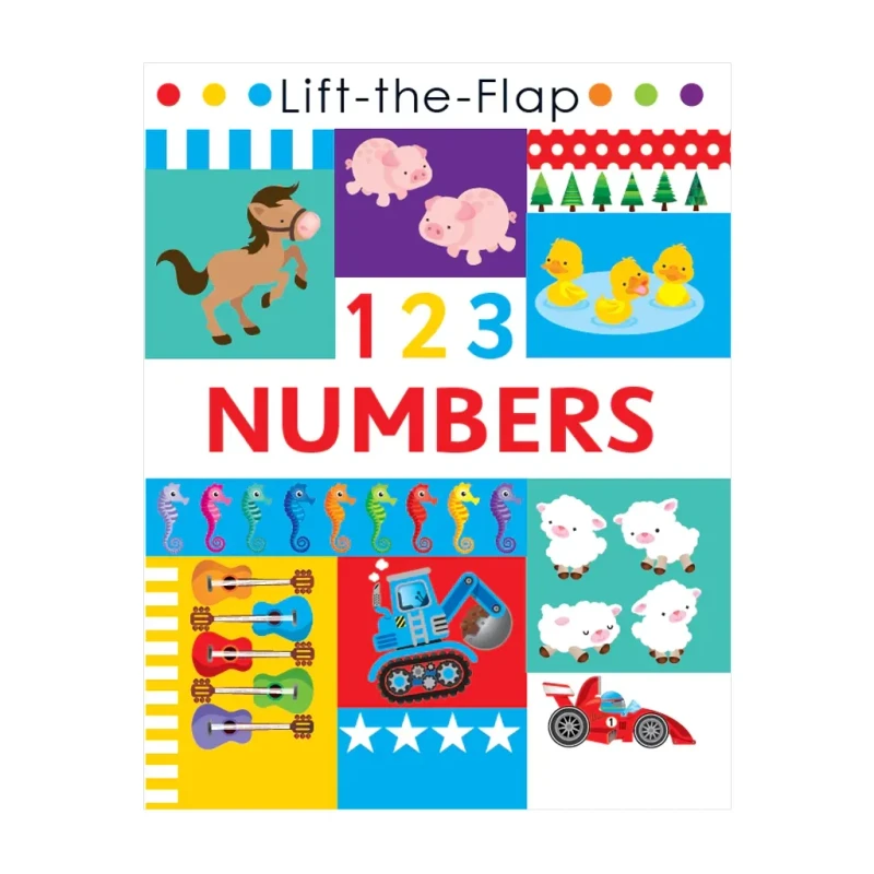 Lift-the-Flap 1 2 3 Numbers – Board Book - Children's Books
