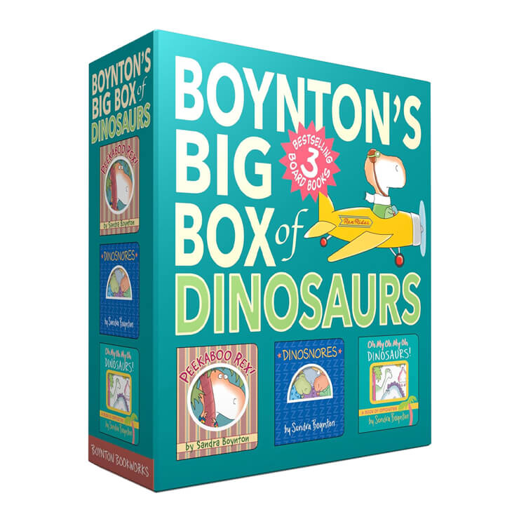 Boynton's Big Box Of Dinosaurs (Boxed Set) By Sandra Boynton Board Book