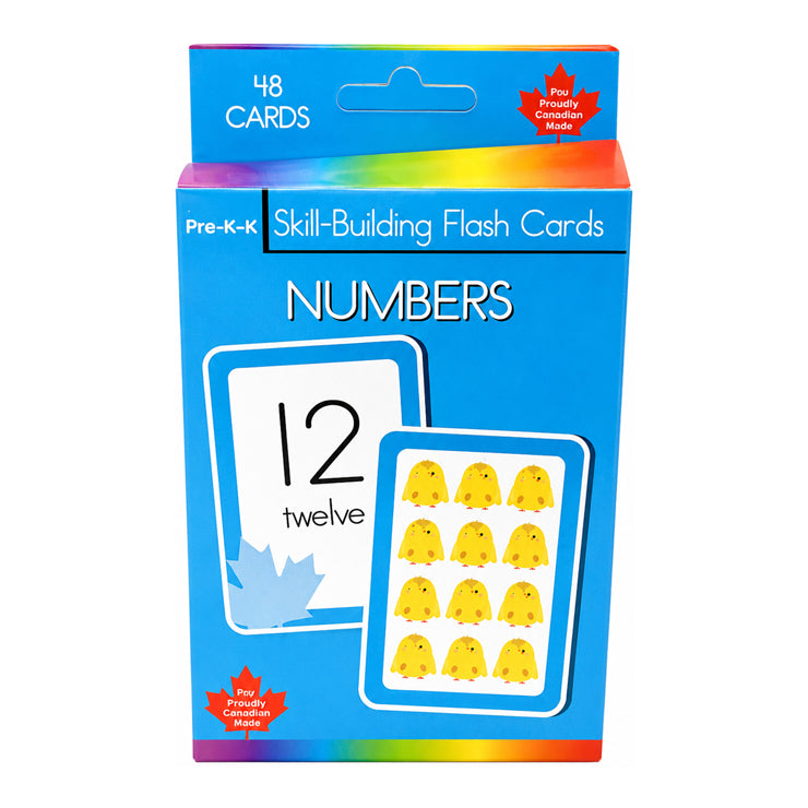 Skills Building (Pre-K-K): Numbers Flash Cards