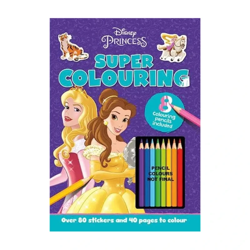Princess: Colouring Fun (Colouring Time Xtra Disney) Trade Paperback By Iglobooks Ltd