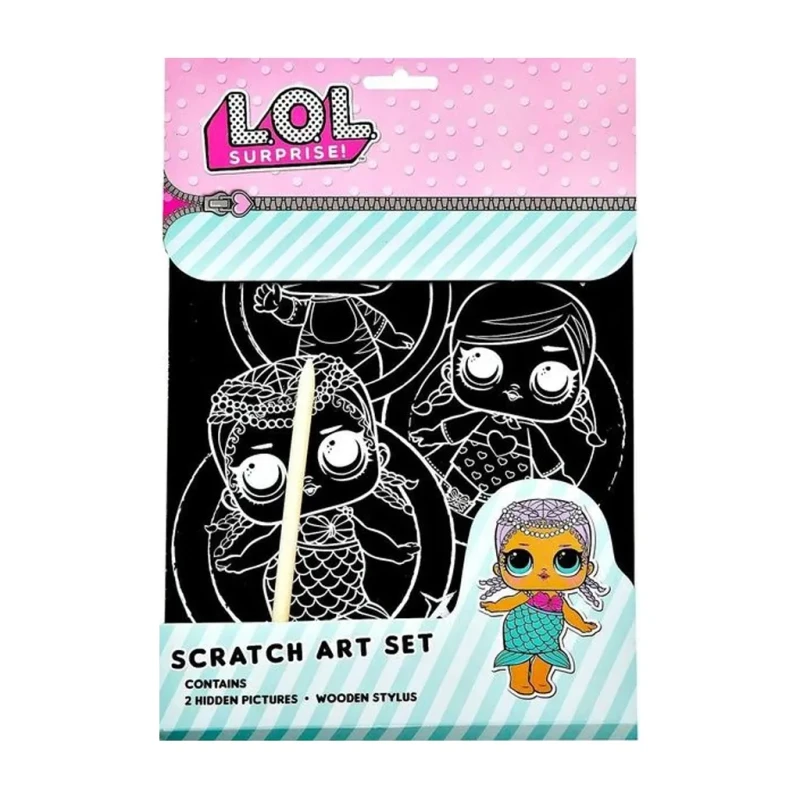 LOL Scratch Art Set - Trade Paperback - Children's Hobbies