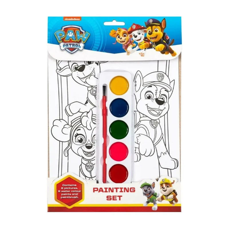 Paw Patrol Painting Set Trade Paperback By Alligator Publishing Limited (Activity For Kids)