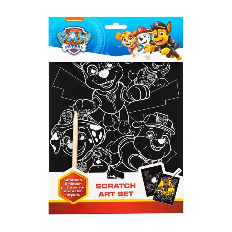 Paw Patrol Scratch Art Set Trade Paperback By Alligator Publishing Limited (Activity For Kids)