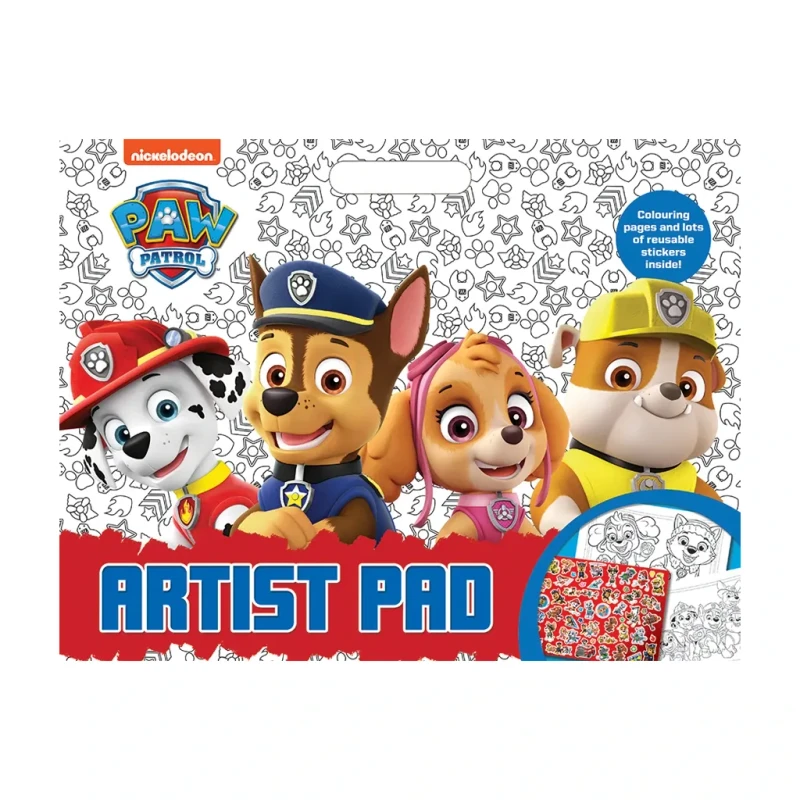 Paw Patrol Artist Pad - Trade Paperback - Coloring Books for Kids