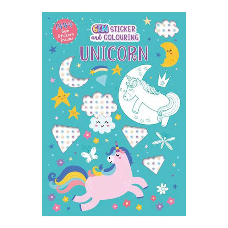 Gem Colouring Book Unicorn Trade Paperback - Children's Literature & Fiction