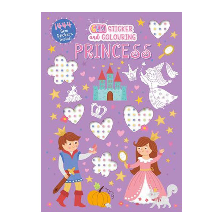 Gem Colouring Book Princess Trade Paperback - Children's Literature & Fiction