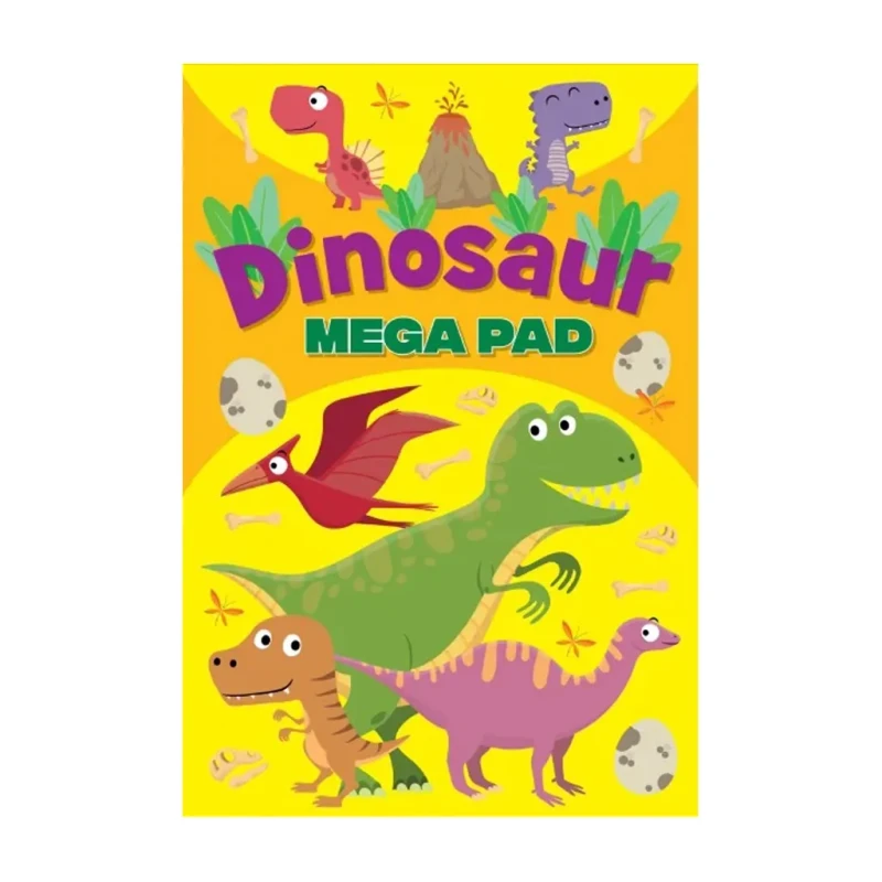 Mega Pad: Dinosaur - Trade Paperback - Activity Book for Kids