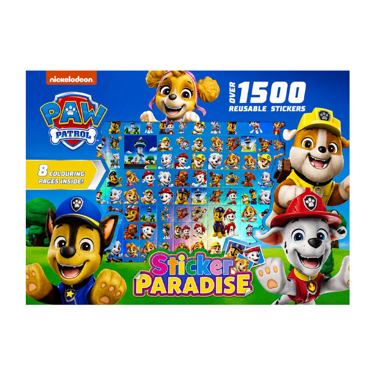 Paw Patrol Sticker Paradise Trade Paperback