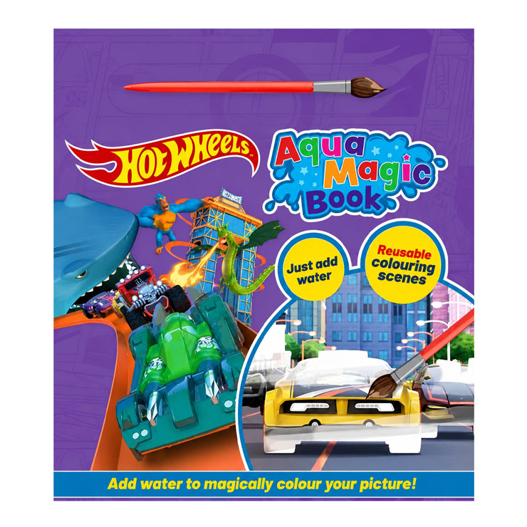 Hot Wheels Aqua Magic Book Hardcover