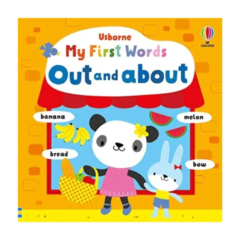 My First Words Out And About Board Book - Books for Kids