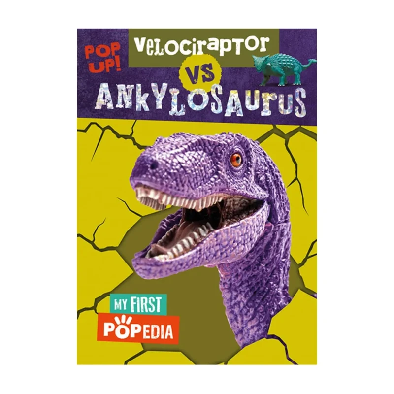 My First Popedia Velociraptor vs. Ankylosaurus by Alexander Cox Board Book - Children's References