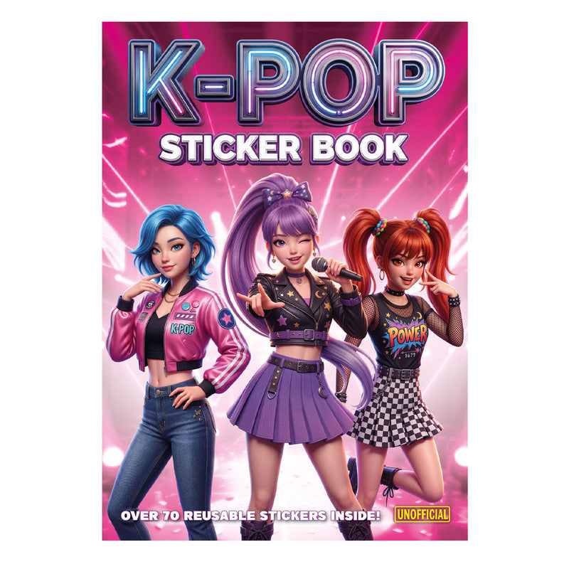 K Pop Sticker Book Trade Paperback