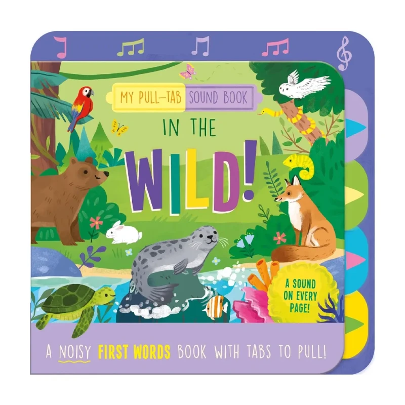Pull-Tab Sound Book: Animals Hardcover - Basic Concept
