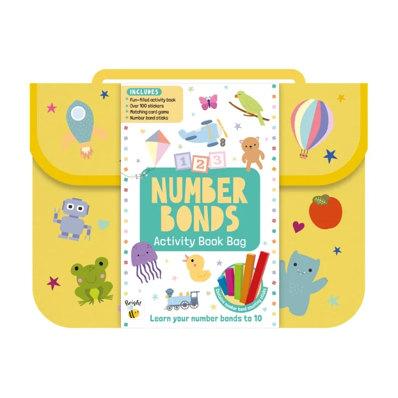 Bright Bee Number Bonds Activity Book Bag - Trade Paperback - English Workbooks