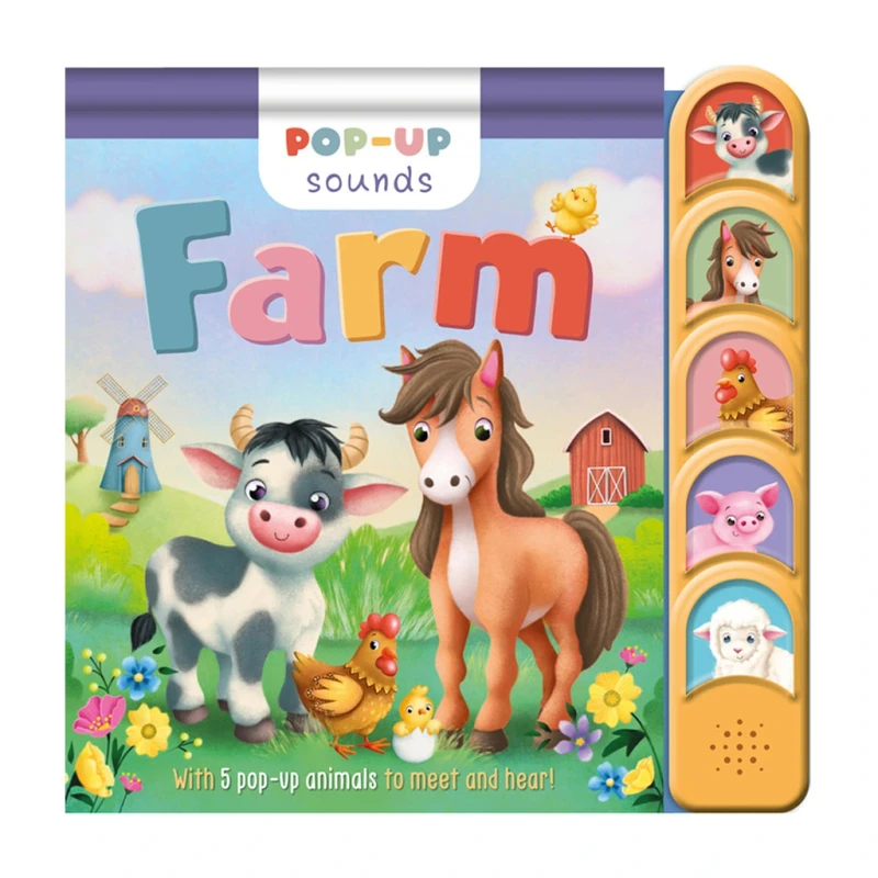 Pop-Up Sounds : Farm - Board Book - Sound Books