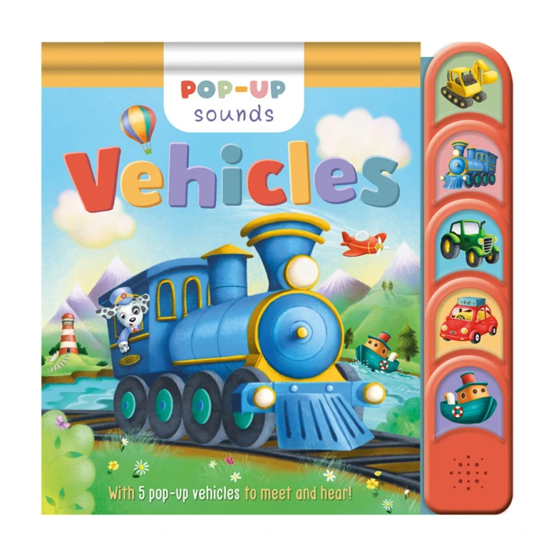 Pop-Up Sounds: Vehicles - Board Book - Sound Books