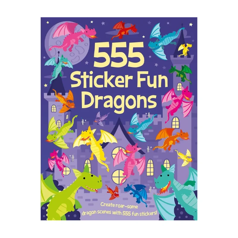555 Sticker Fun Dragons Trade Paperback - General Hobbies