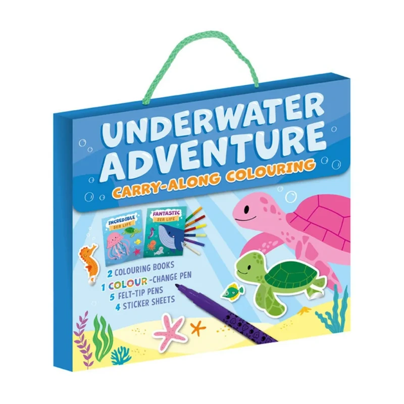Underwater Adventure: Carry-Along Colouring 2 Trade Paperback - Activity/Workbooks