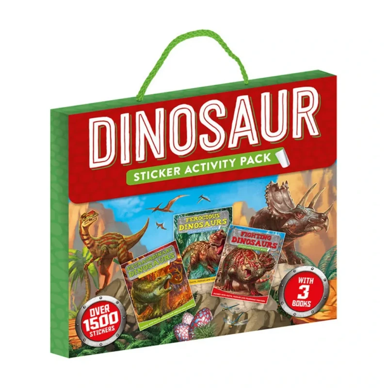 Dinosaur Sticker Activity Wallet Trade Paperback - General Hobbies