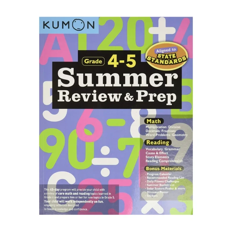 Summer Review and Prep 4-5 - Trade Paperback - Activity Books