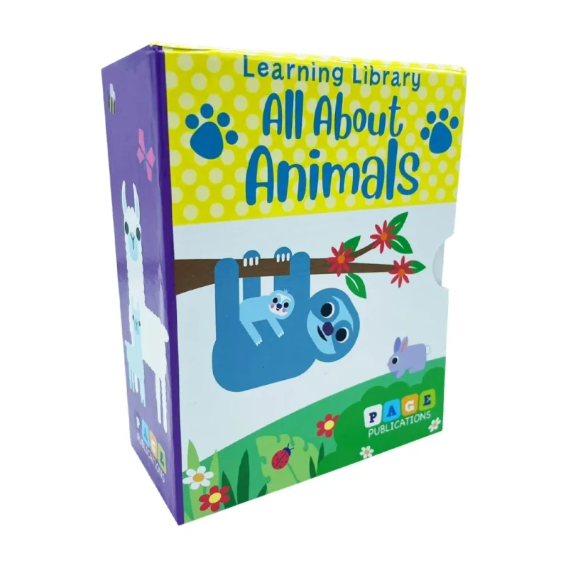 Learning Library: All About Animals (4-Book Set) – Board Book - Children's Books