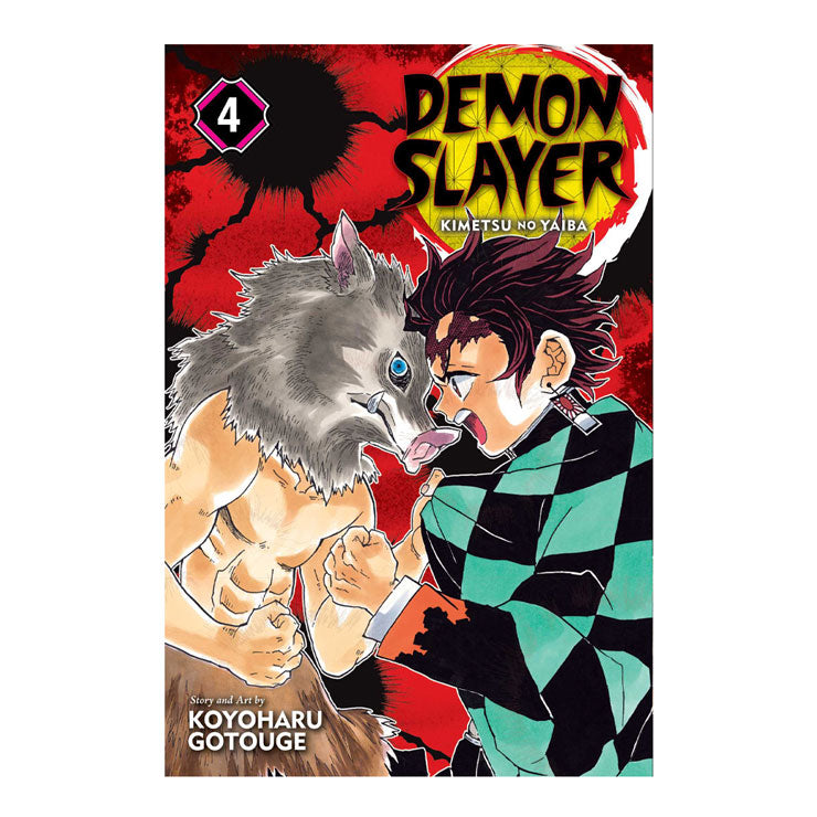 Demon Slayer Kimetsu No Yaiba, Volume 4 Trade Paperback by Koyoharu Gotouge - Anime - Manga