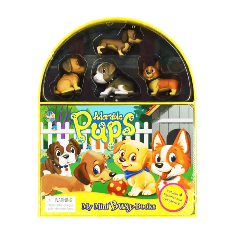 Adorable Pups Mini Busy Books Board Book - Hobbies for Kids