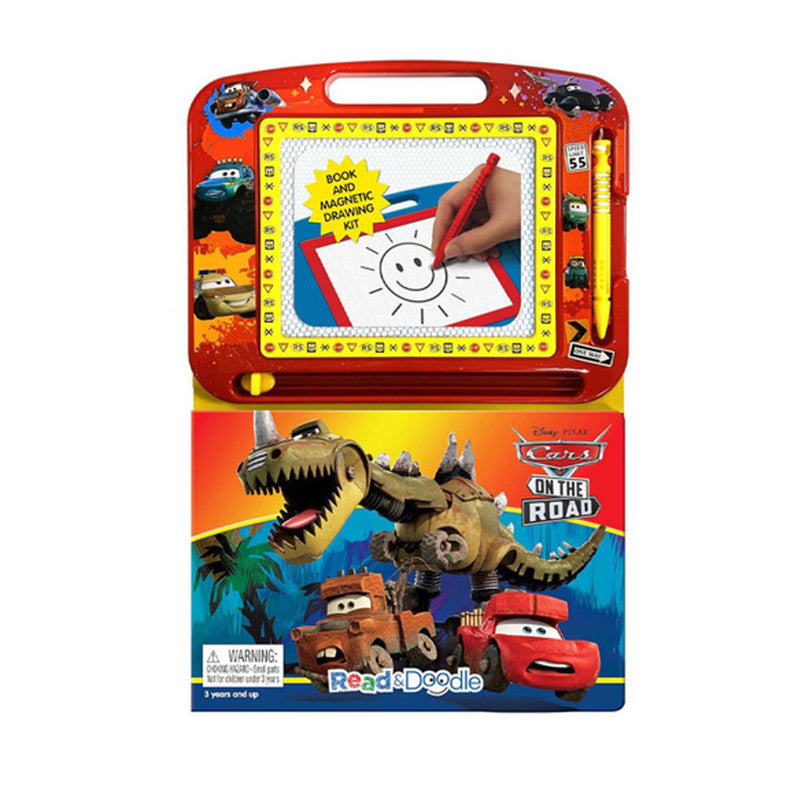 Disney Pixar Cars On The Road Read & Doddle Learning Series Board Book