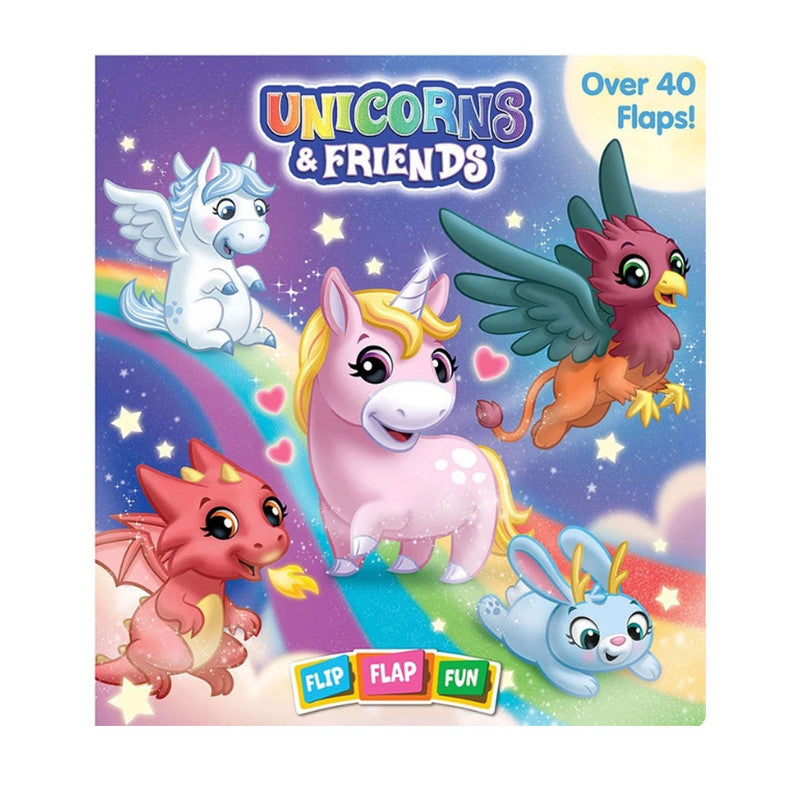 Unicorns & Friends Flip Flap Fun Book