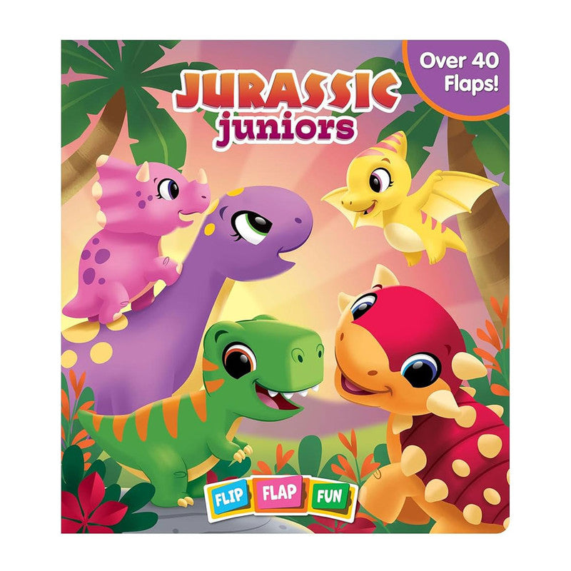 Jurassics Juniors Flip Flap Fun Book