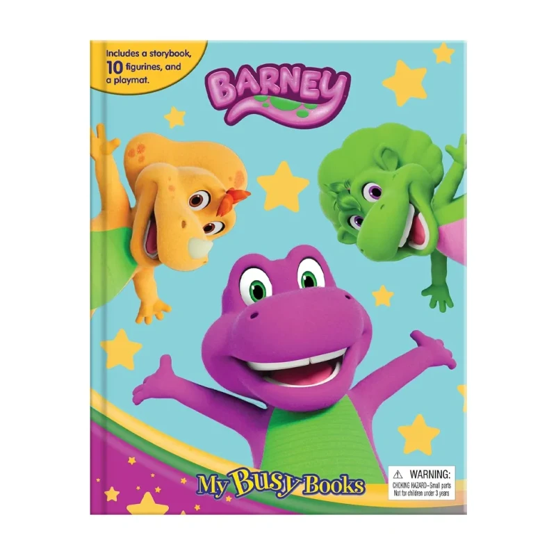 Mattel Barney My Busy Books Board Book - General Hobbies