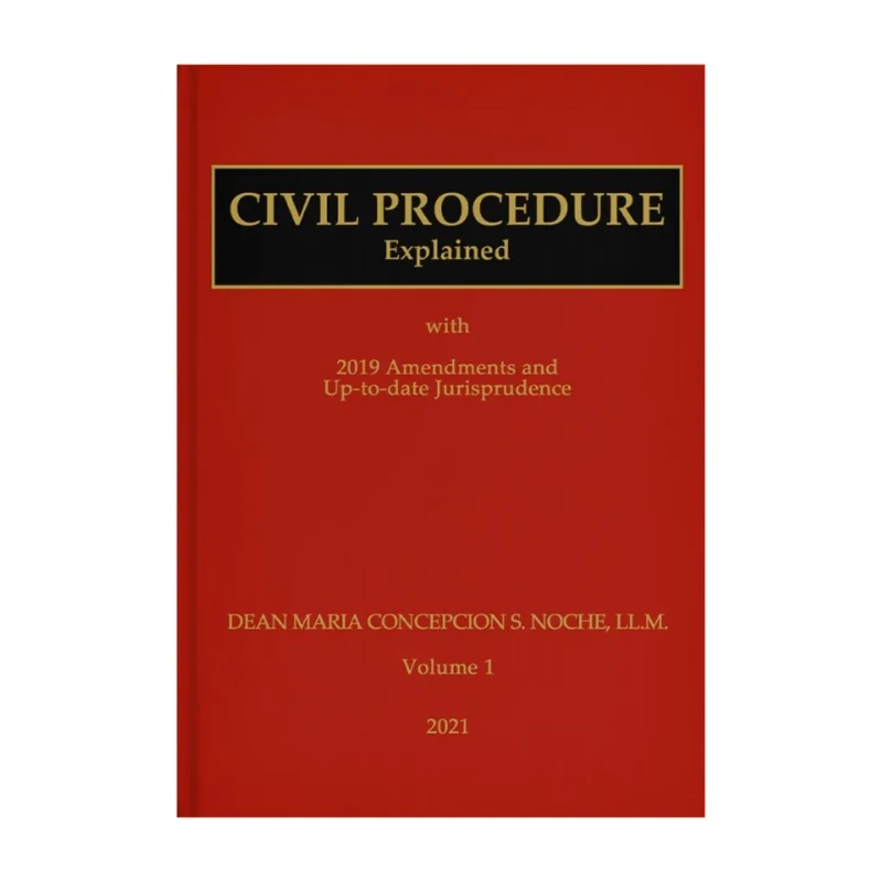 Civil Procedure Explained Vol. 2 (2021) by Dean Maria Concepcion Noche - Hardcover - Law Books
